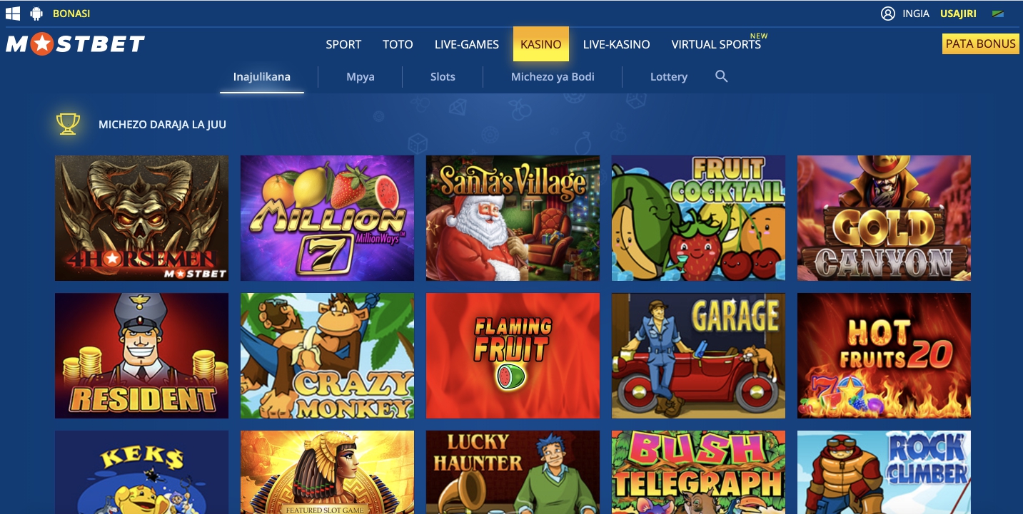 Mostbet mostbet casinos slots top